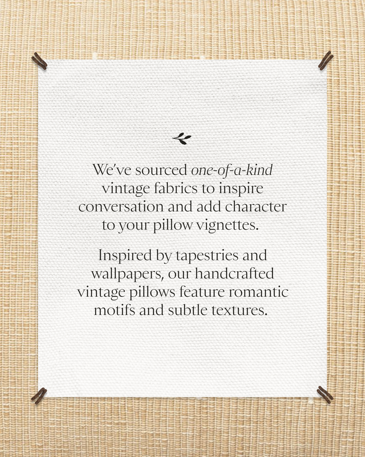 Vintage Khaki and White Duvet Cover