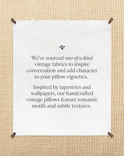 Vintage Khaki and White Duvet Cover