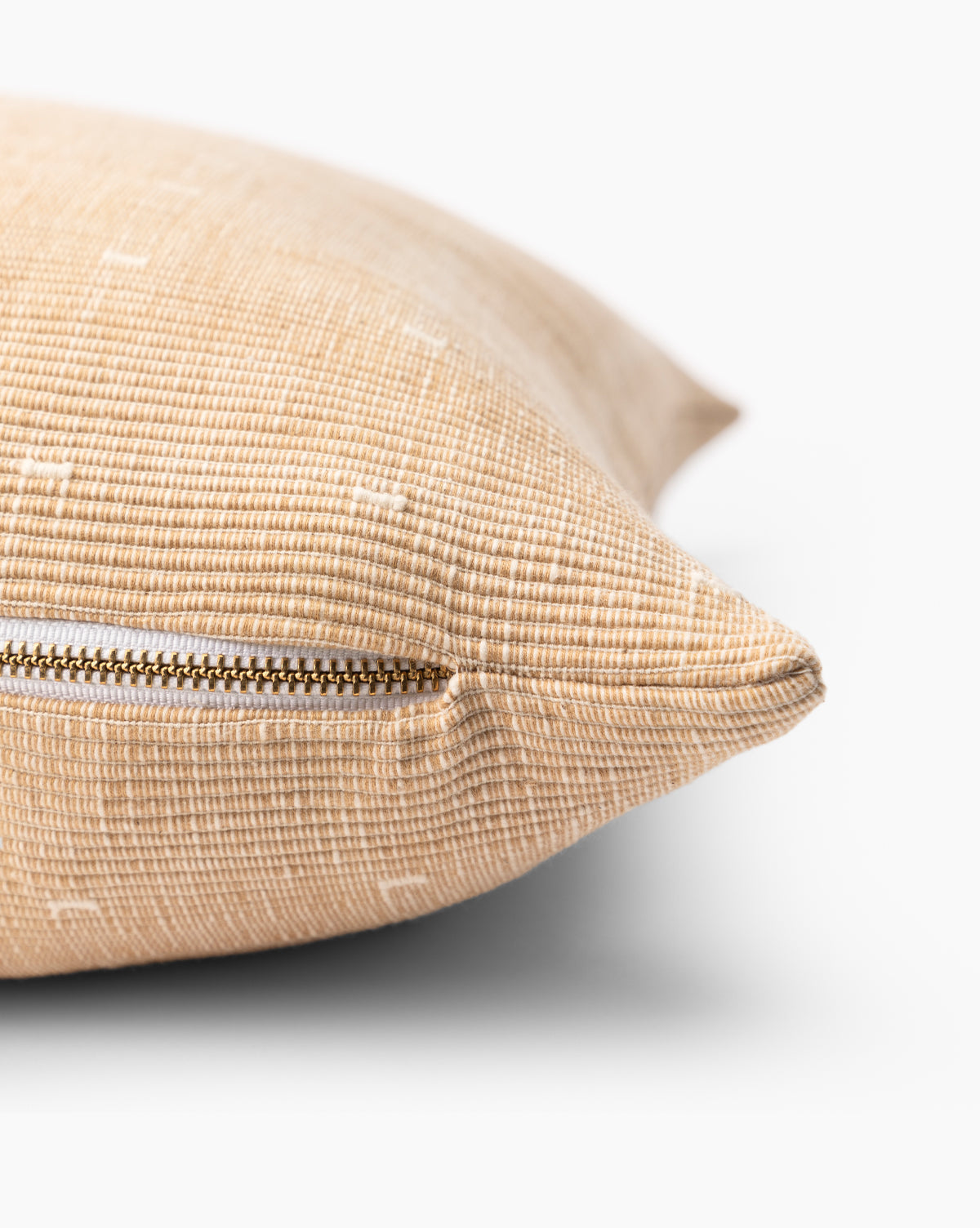 Vintage Khaki and White Duvet Cover