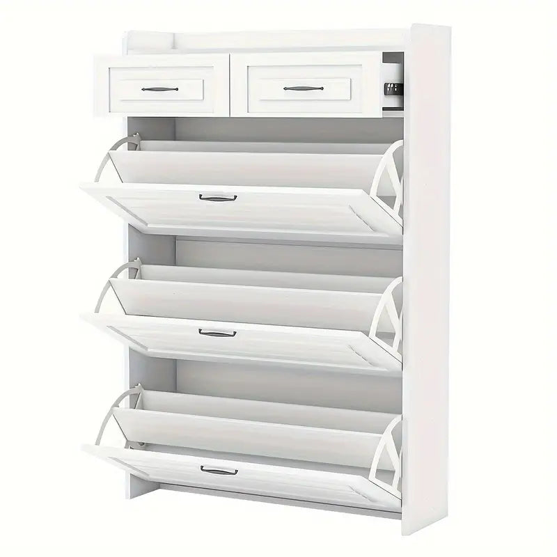 Elegant and Space-Saving Entrance Shoe Cabinet!