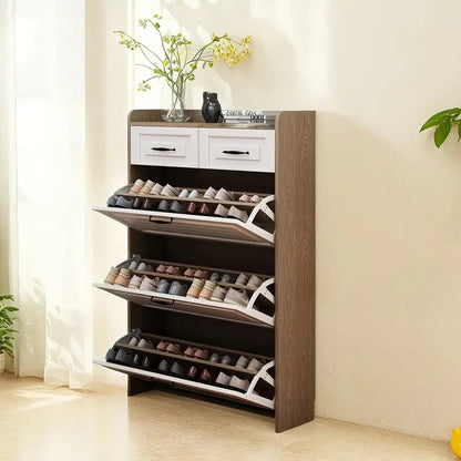 Elegant and Space-Saving Entrance Shoe Cabinet!